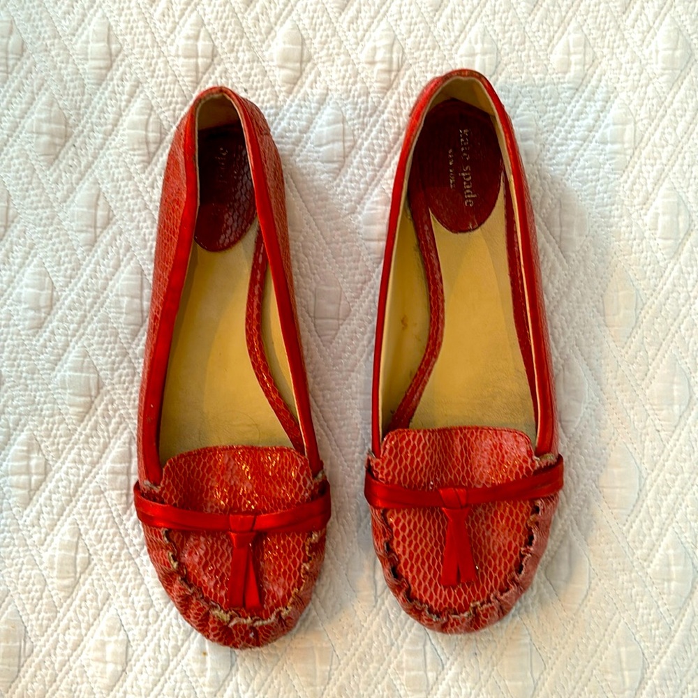 Red Kate Spade flats